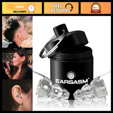High Fidelity Clear Earplugs for Concerts, Festivals, Musicians  DJs - 21 dB No