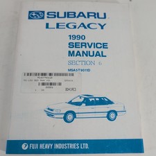1990 Subaru Legacy Service Manual Electrical Wiring Diagram Section 6 MSA5T9011D
