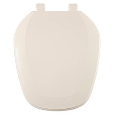 Centoco Eljer Emblem Round Toilet Seat Closed Front With Cover Natural
