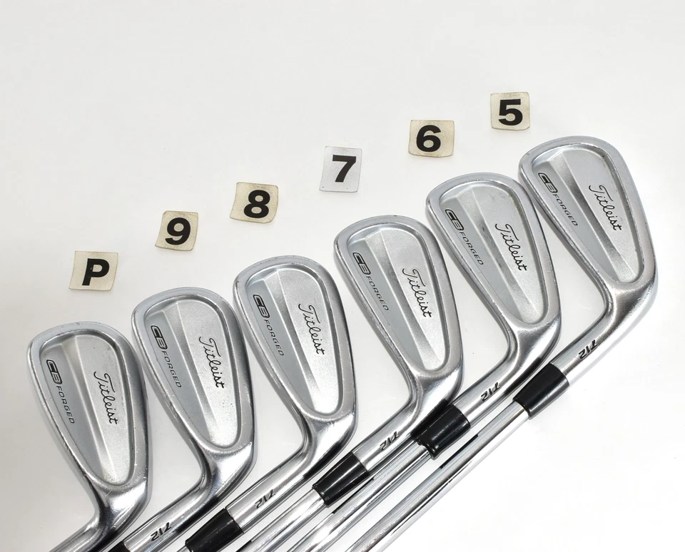 Titleist 712 CB Forged 6p 5-6-7-8-9-Pw RH Golf Club Iron Set NSPRO 950GH Stiff - Image 2 of 4