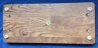 Vtg 60s/70s Imperial International Oakwood Handled Cheese Tray w Spreader Server — photo 2