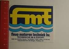 Aufkleber/Sticker: fmt flevo