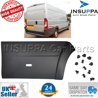 O/S RIGHT Drivers Side Panel Moulding Trim With Lamp Hole LWB Fiat Ducato