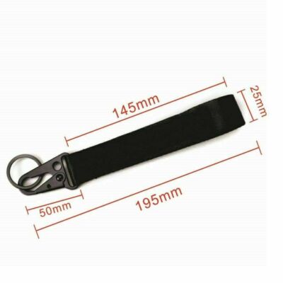 BRAND New JDM SCION Black Racing Keychain Metal Key Ring Hook Strap La - Foto 8