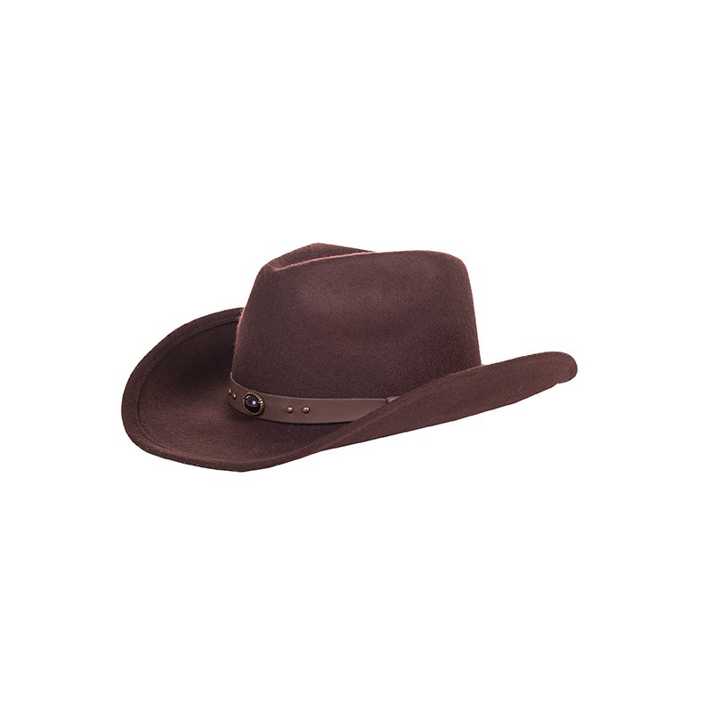 Chapeau de CowBoy Houston Marrone foncé 56 Chapeau de CowBoy Houston Marrone foncé 56
