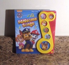 Nickelodeon Paw Patrol Play a Song Board Book Pawsome Songs NEW