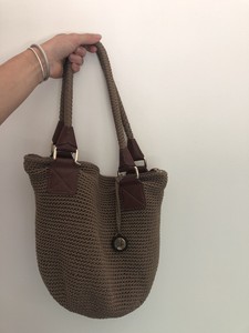 the sak silverwood crochet tote