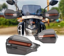 Pair 7/8" Handlebar Hand Guards Wind Protector Smoke For Yamaha FZ07 FZ09 FZ-S