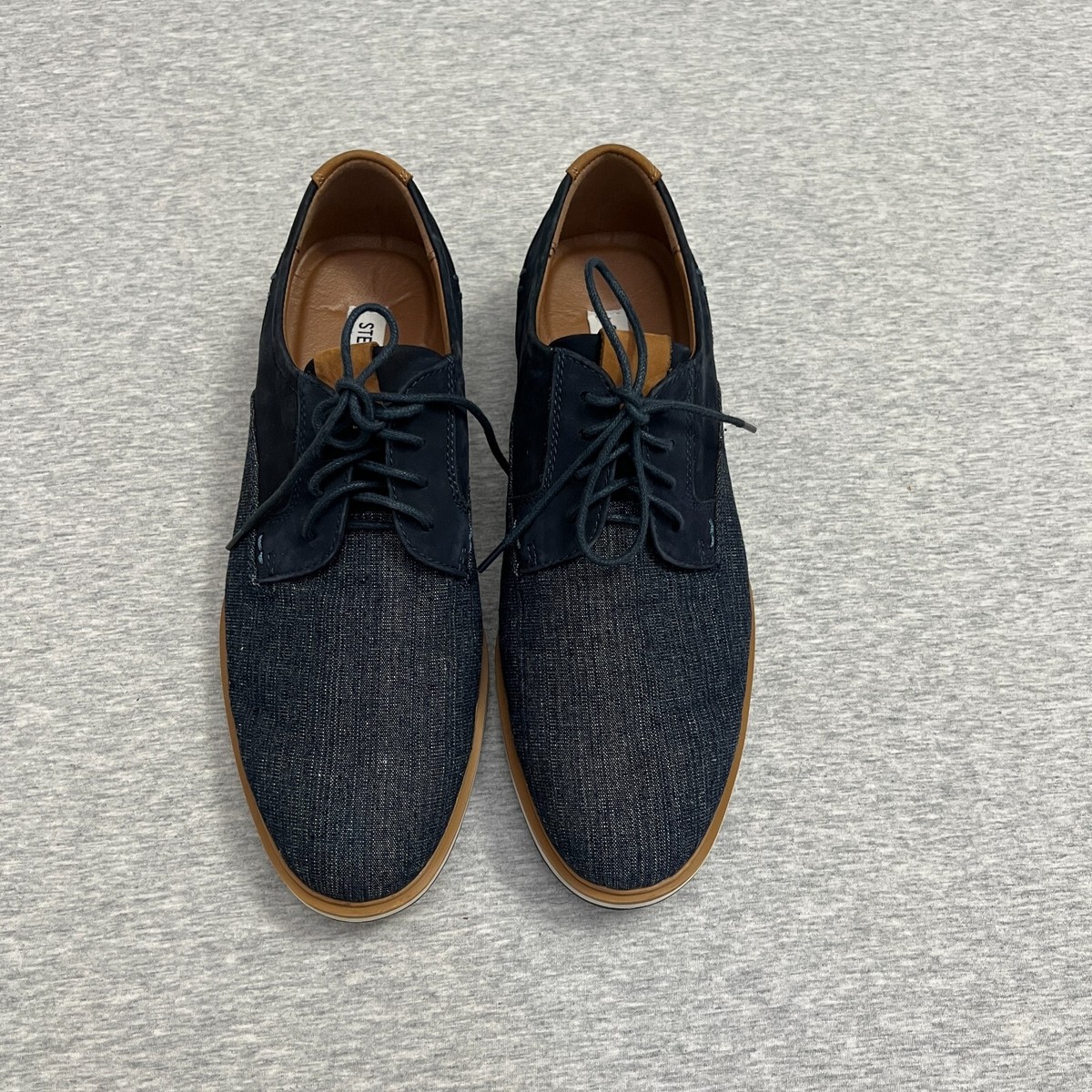 Steve Madden Oxford Shoe Mens 8 Blue Suede Gardena Denim  display picture 2