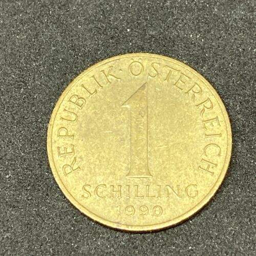 1990  1 SCHILLING Austria Coin REPUBLIK·ÖSTERREICH Coin - Afbeelding 1 van 4