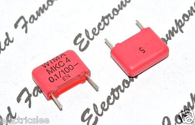 WIMA MKC4 0.1uF 100V pitch:10mm 5% Polycarbonate Capacitor 0,1µF 100nF 10pcs