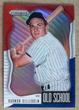 2021 PRIZM OLD SCHOOL INSERT #OS-6 HARMON KILLEBREW TWINS - RED WHITE BLUE PRIZM