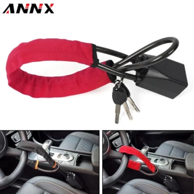 ANNX Universal Steering Wheel Lock Anti-Theft Security System Car Truck SUV Auto Lock