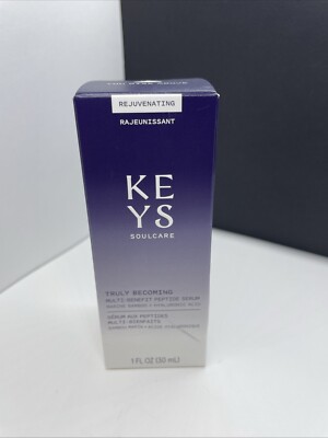 ALICIA KEYS SOULCARE TRULY BECOMING MULTI BENEFIT PEPTIDE SERUM 1. OZ NEW SEALED