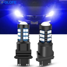 Glofe 2pcs 3157 4157 Led Bulb Blue Purple High Bright 3030 Smd Drl Daytime Light