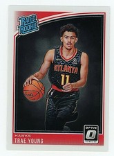 2018 Donruss Optic Trae Young RC No.198 Rated Rookie Atlanta Hawks