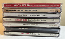 Country CD Lot of 7, George Straight, Faith Hill, Aaron Tippin, Tracy Byrd +More Country CD Lot of 7, George Straight, Faith Hill, Aaron Tippin, Tracy Byrd +More