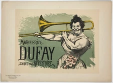 Marguerite Dufay Poster by L. Anquetin Orig 1899 Les Maitres de L'Affiche p 150