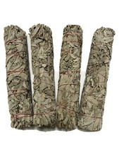 9  Long 2  Wide Hand-wrapped California White Sage Smudge Stick 4 Pack Free Ship