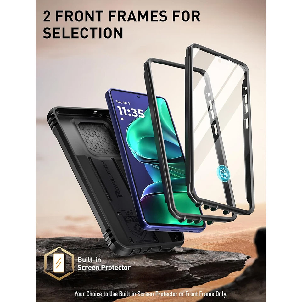 Funda Poética Integrada Cámara Deslizable Pantalla Para Moto G Stylus 5G 2025/2024 Foto 4 de 4