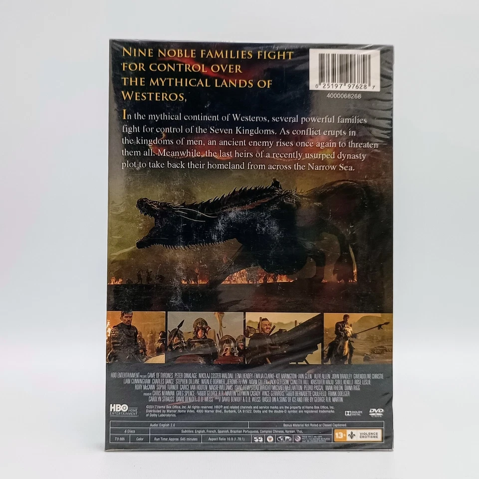 Game of Thrones The Complete Seventh Season DVD New Sealed - Image 2 of 4