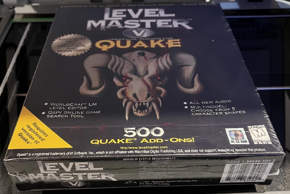 Level Master V Unofficial Add-Ons for Quake Pc New Big Box 500 Quake Add Ons - Image 3 of 4