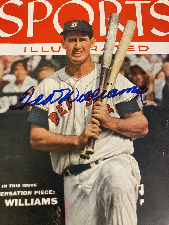 Ted Williams Autographed Original 1955 Sports Illustrated PSA/DNA Gem Mint 10 - Image 2 of 4