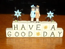 BLOSSOM BUCKET "HAVE A GOOD DAY" GIRLS ON BLOCK