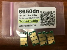 4 x Toner Chip for Konica Minolta Magicolor 8650, 8650dn, 8650hdn Refill