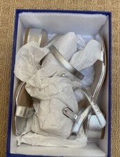 Stuart Weitzman Dance 35 Block Sans Silver Heels