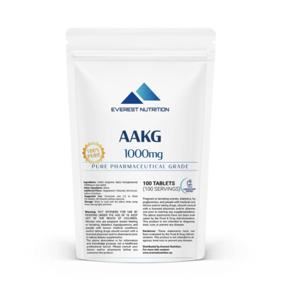 AAKG 1000 mg Tabletten   Muskelpumpe, Regeneration & Libido Unterstützung