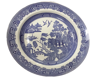 Spode The Blue Room Collection “Willow ” Dinner Decor Plate England 