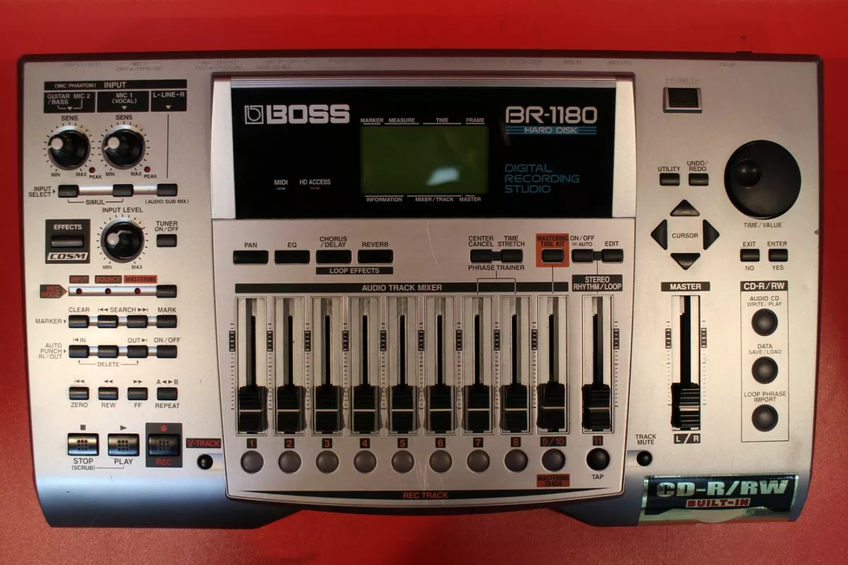 USED BOSS BR-1180 Hard Disc Digital Recording Studio MTR U585