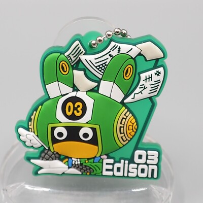 03 Edison One Piece Rubber Mascot Keychain Anime Japan xx314 | eBay