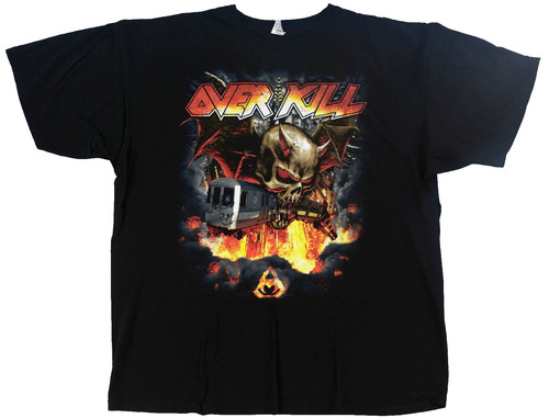 Vintage Band — OVERKILL t shirt heavy metal NYC Stage