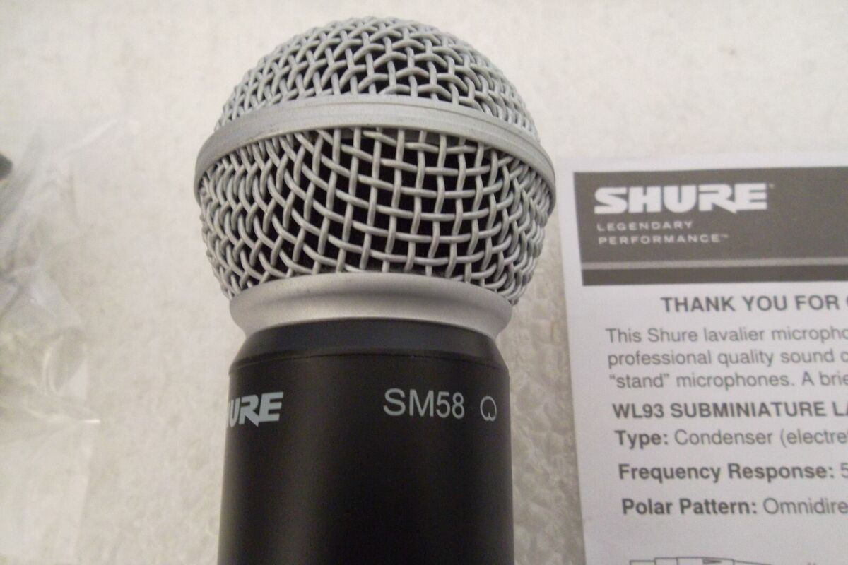 Shure SLX1 SLX4 SM58 BLX2 Wireless Microphone System Shure SLX1 SLX4 SM58 BLX2 Wireless Microphone System