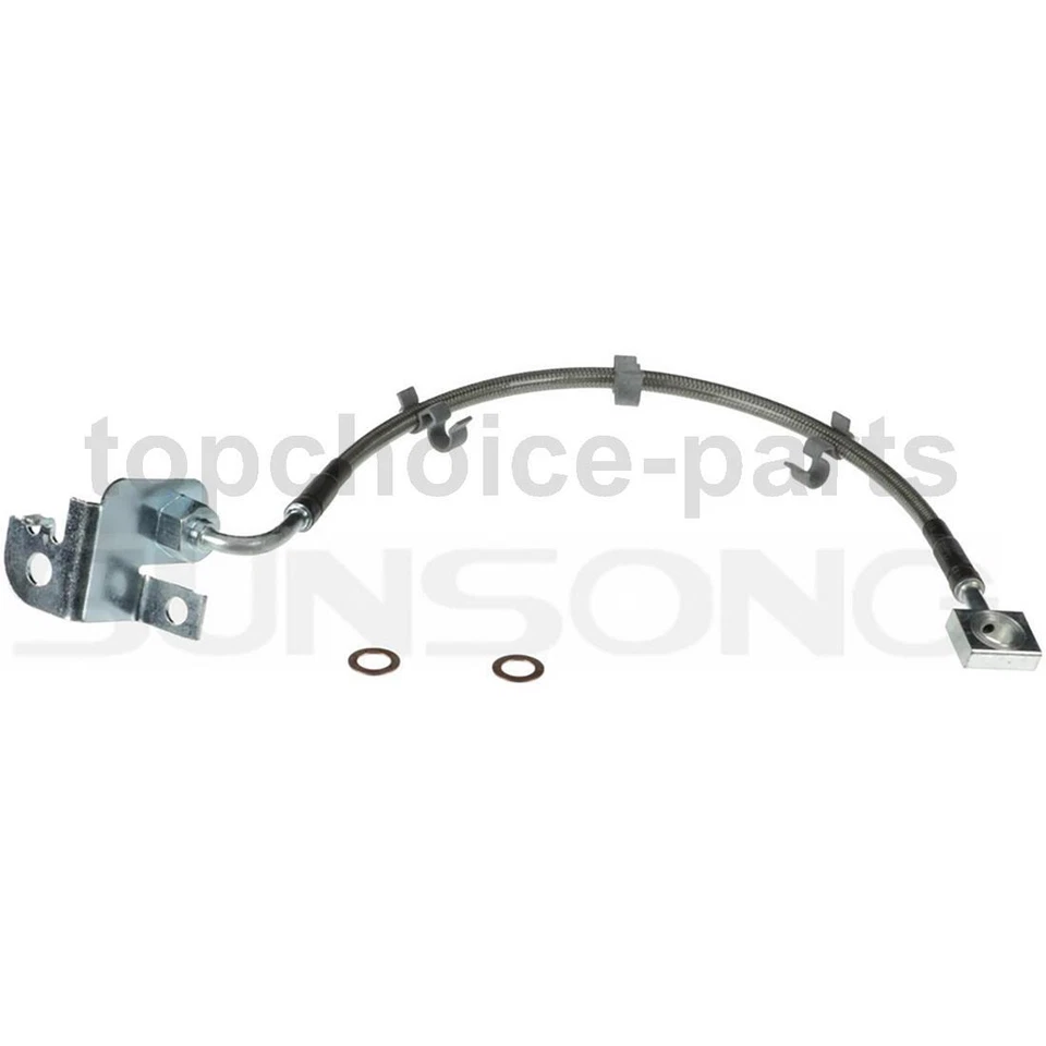 2x Línea de freno de manguera de freno delantera izquierda y derecha para Jaguar S-Type 2003 2004 2005 Foto 2 de 4