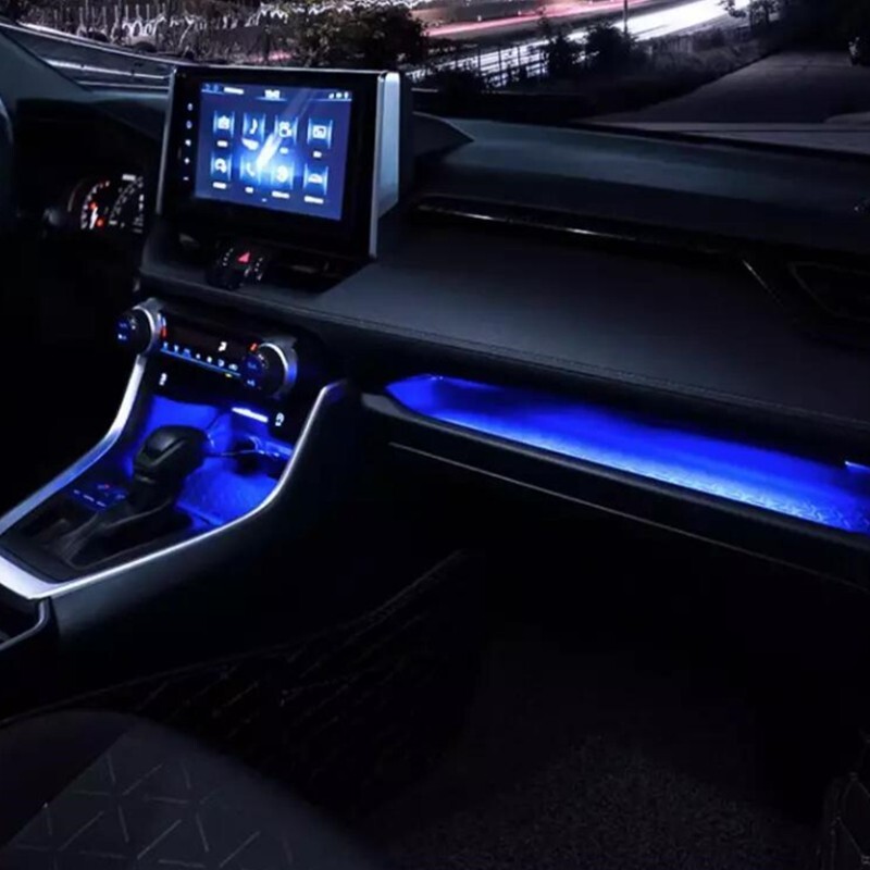 2019-2024 Toyota RAV4 Blue Dashboard Console Light Stripes 3pcs Fit for ...