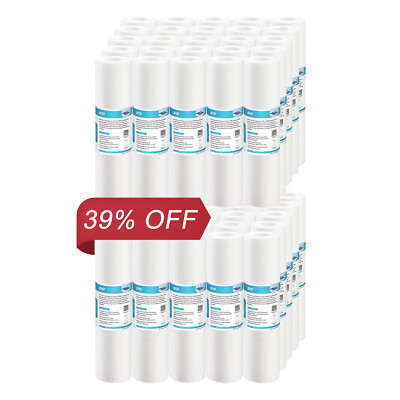 1/5/10/20/25/50 Micron 10''x2.5'' Whole House Farm Sediment Water Filter Cartridge