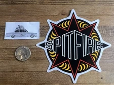 Spitfire Skateboard Wheels Gangstarr Logo sticker Anti Hero Dlxsf Independent