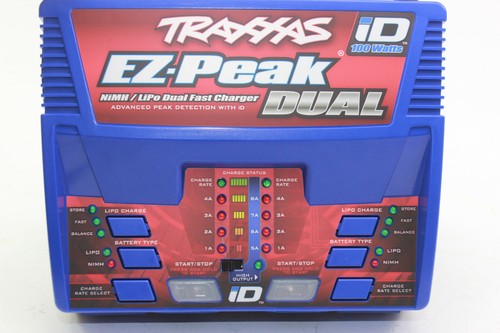 Traxxas 2972 GX EZ Peak DUAL 8 Amp NiMH Lipo Fast Charger + iD Recognition NEW - Picture 4 of 5