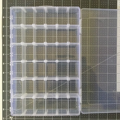 3pc Organizer Plastic Box 36 Compartment Craft Jewelry Bead Storage Container - Picture 5 of 10