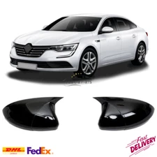 Wing Mirror Covers For Renault Talisman 2017-2021 Model Glossy Black Left&Right
