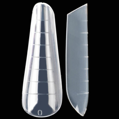 120 Russische Mandel Dual Tips Pop-It für Acrylgel, Acryl & Gel Nailart Nägel 