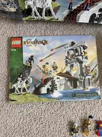 LEGO Castle Drawbridge Defense 7079 Incomplete W BOX Manual Gold Knight Cas415