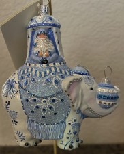 Patricia Breen Majestic Santa Chinoiserie Blue
