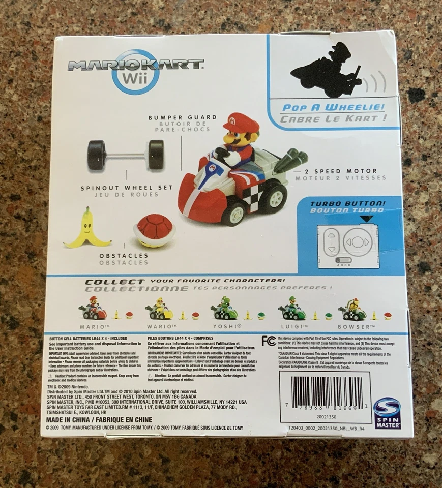 Mario Kart Wii Micro Remote Control - Mario *BRAND NEW* Target Exclusive 2009 - Image 2 of 4