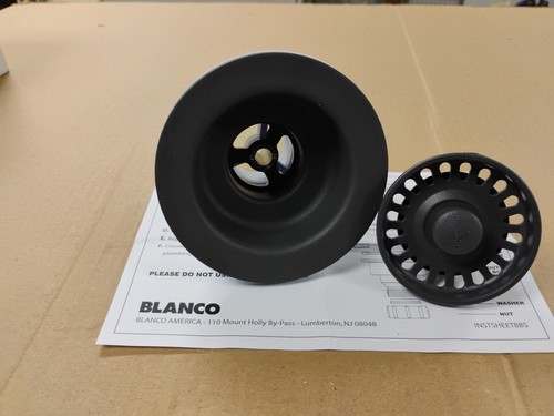 Colador de cesta y brida de fregadero Blanco 3-1/2" - Cinder 441481 - Imagen 1 de 4