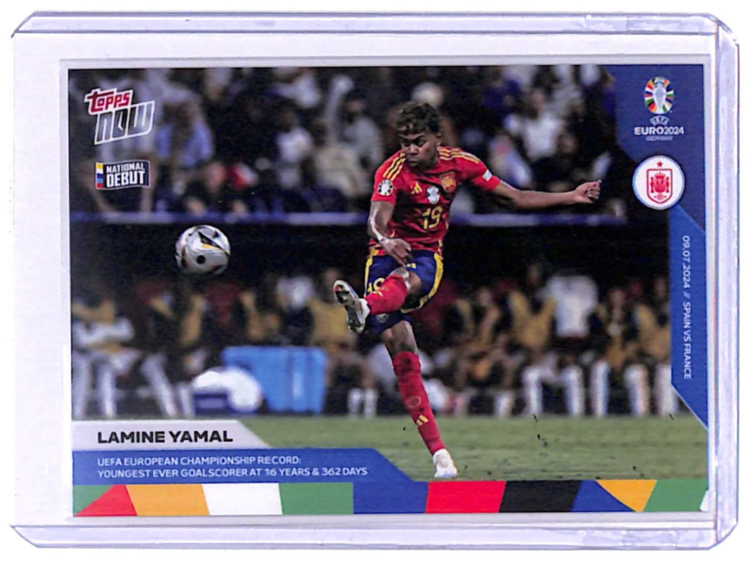 Euro 2024 Topps Now Lamine Yamal #54 Rookie RC - QTY