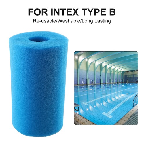 Reusable Washable Swimming Pool Filter Foam Sponge Cartridge For Intex Type B - Picture 3 of 24